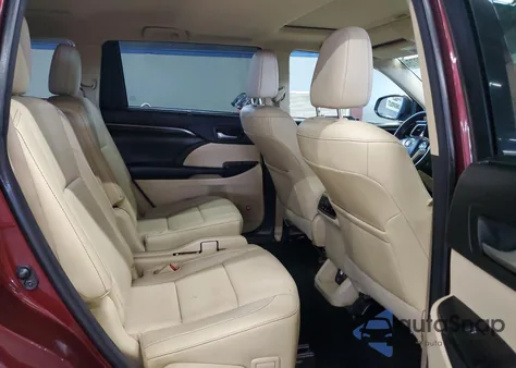 2015 Toyota Highlander Hybrid Limited z USA, uszkodzony, nr VIN 5TDDCRFH2FS009234